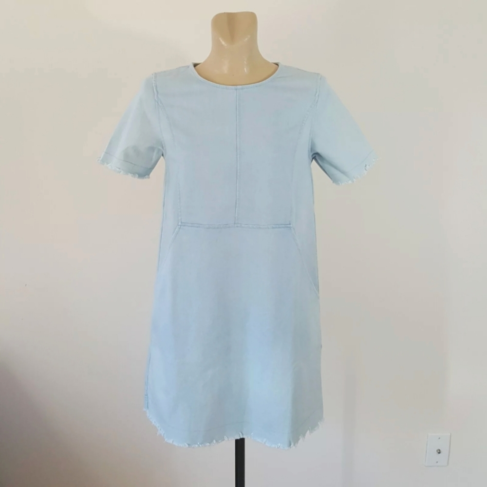 Sadie & Sage Stone Wash Denim Anthropologie Dress